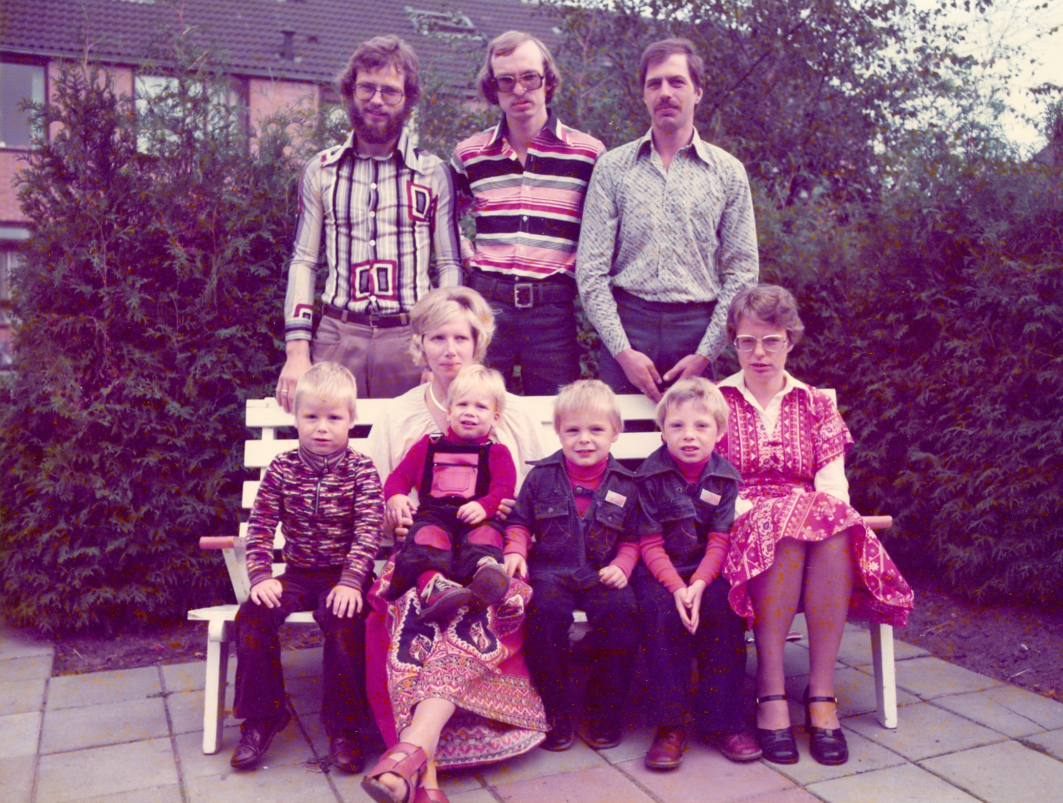 1973 Machiel op groepsfoto familie